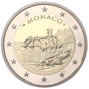 Monaco 2 Euro 2015 Fondation de la Forteresse