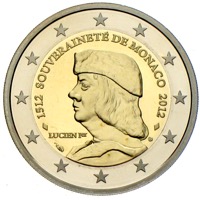 Monaco 2 Euro Lucien