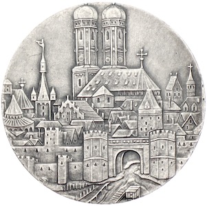 München Medaille 150 Jahre Oktoberfest