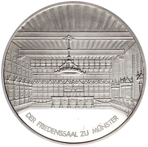 Münster Silbermedaille 150 Jahre Sparkasse 1979