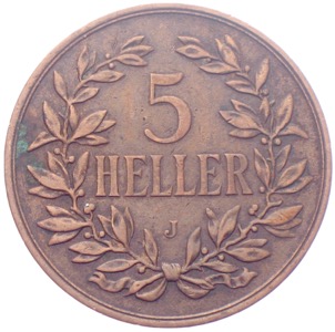 Deutsch Ostafrika 5 Heller 1908 DOA