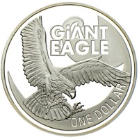 Neuseeland Giant Eagle Silberunze