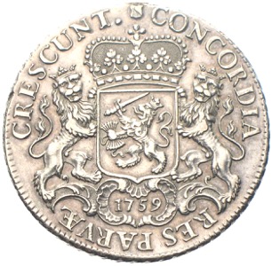 Niederlande Zilveren Rijder Silberdukat