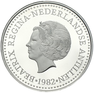 Niederländische Antillen 50 Gulden 1982 Beatrix