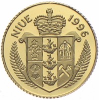 Niue 25 Dollars Kleinste Goldmünzen der Welt 1996