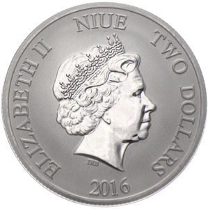 Niue Silberunze Schildkröte