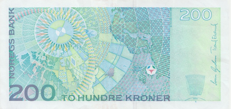 Norwegen 200 Kronen Banknote