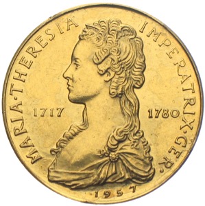 Maria Theresia 5 Dukaten Aureus Magnus