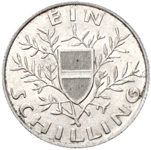 1 Schilling Österreich 1924 1. Republik