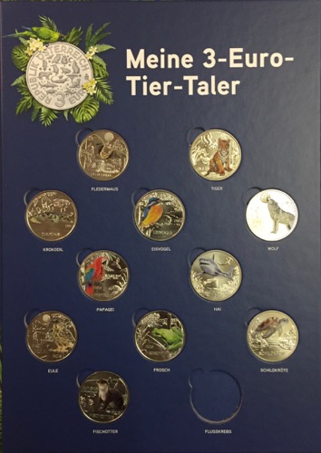 3 Euro Tiertaler Österreich Album