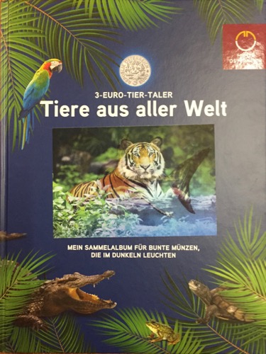 Österreich 3 Euro Tiertaler Sammelalbum