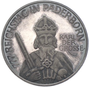 Münzen und Briefmarken in Paderborn Silbermedaille