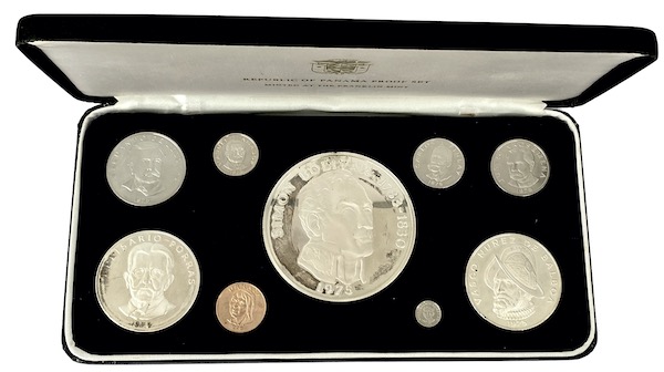 Panama Kursmünzensatz 1975
