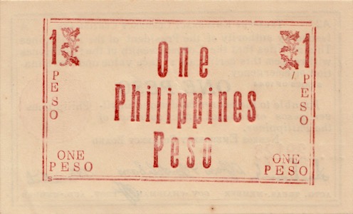Philippinen Banknote 1944 1 Peso