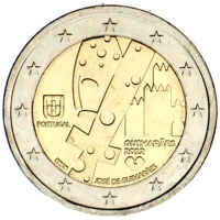 Portugal 2 Euro Gedenkmünze Guimares