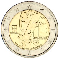 Portugal 2 Euro Gedenkmünze Guimares