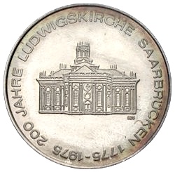 Saarbrücken Silbermedaille