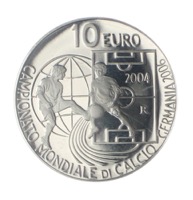 San Marino 10 Euro Fussball 2004