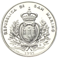 San Marino 1000 Lire Olympiade 1995