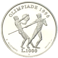 San Marino 1000 Lire Olympiade