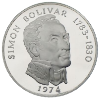 20 Balboas Simon Bolivar