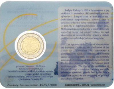 Slowakei 2 Euro Coincard 2009