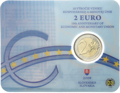 Slowakei 2 Euro Coincard