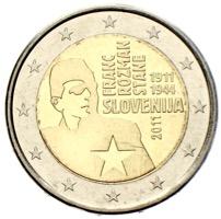 Slowenien 2 Euro Rozman 2011