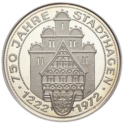 Ankauf von Briefmarken und Münzen in Stadthagen Silbermedaille