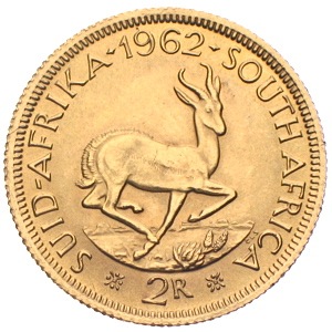 Südafrika 2 Rand Gold 1962