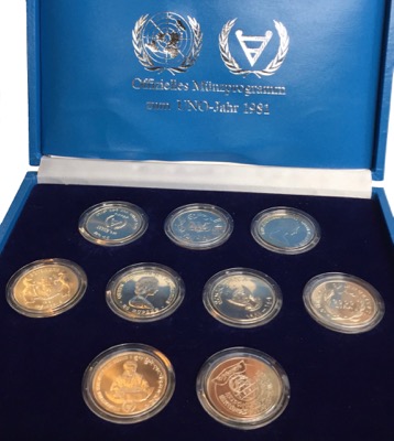 UNO Jahr 1981 Münzprogramm