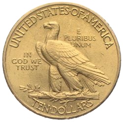 10 Dollar Eagle Indianer Goldmünze