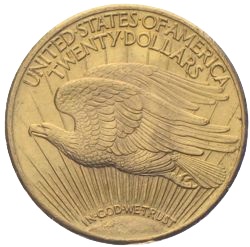 USA Saint-Gaudens Double Eagle 20 Dollars