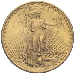 USA 20 Dollar Gold Saint-Gaudens