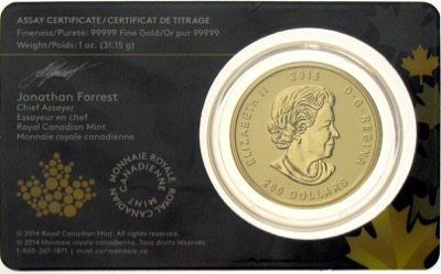 Kanada 200 Dollars Grizzly 2016