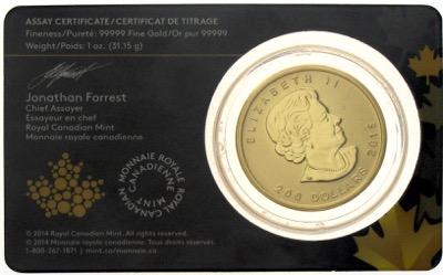 Kanada 200 Dollars Puma 2015