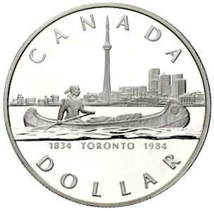 Canada Dollar 1984 Toronto