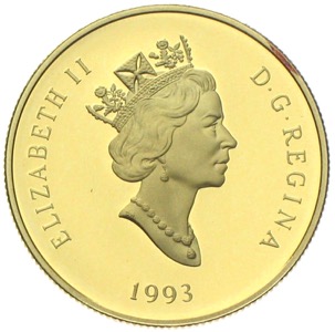 100 Dollars Kanada 1993 Goldmünze