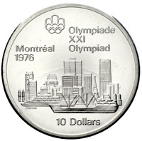 Kanada Olympiade Montreal 10 Dollars