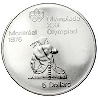Kanada Olympiade 1976 5 Dollars