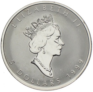 Maple Leaf Privy Mark Jahr des Hasen 1999