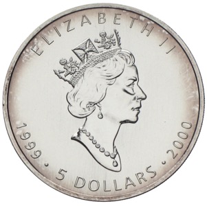 Maple Leaf Privy Mark Jahr Millenium Feuerwerk