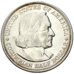 USA Silver Halfdollar Columbian Exposition