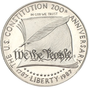 USA Dollar 1987 bicentennial constitution