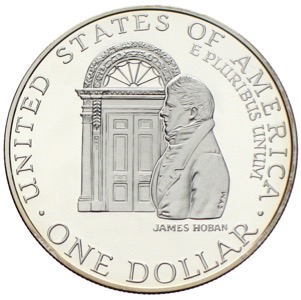 USA Dollar 200 Jahre Weisses Haus 1992