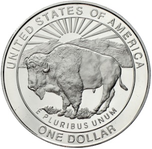 USA Silberdollar Yellowstone Park