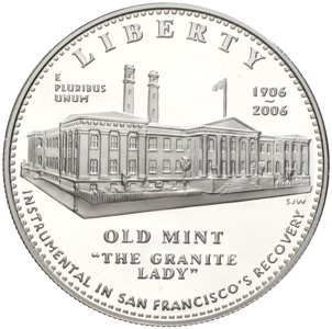 USA Old San Francisco Mint Silver Dollar 2006