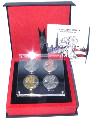 Walking Liberty Bullion Prestige Set 2015