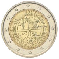 Vatikan 2 Euro Astronomie
