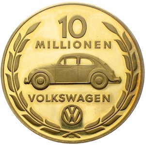 Wolfsburg Goldmedaille VW